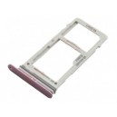 Suporte Cartão SIM + Micro SD Rosa Compatível c/ Samsung Galaxy S9 / S9 Plus