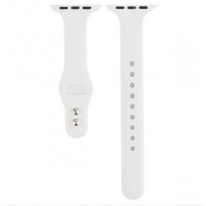 Bracelete Compatível Apple Watch Series 6 e SE e 5 e 4 40 mm BRANCO