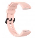 Bracelete de silicone Rosa compativel C/ Huawei Band 3 & 4 Pro