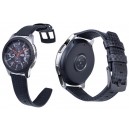Bracelete fibra de carbono em couro compatível c/ Huawei GT2E/GT2 em preto