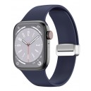 Bracelete Compatível Apple Watch Series 8 / 7 Azul Escuro 