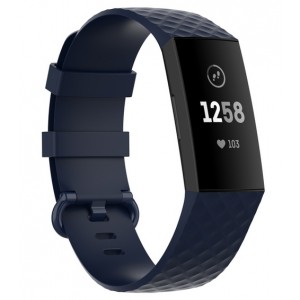 Bracelete 18mm Preta compativel C/ Fitbit Charge 4/3/3 SE