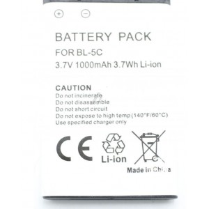 BATERIA COMPATIVEL TELEMOVEL NOKIA 3,6V-800MAH LI-ION