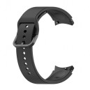 Bracelete Silicone Compativel C/ Samsung Galaxy Watch 5 44mm Preto