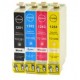Pack Tinteiros compatíveis c/ T1281, T128BK, T1282, T1282C, T1283, T1283M, T1284, T1284Y