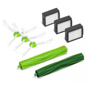 Kit Filtros e Escovas compatíveis c/ iRobot Roomba i7 E5 E6