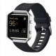 Bracelete Silicone Preta compativel C/ Fitbit Blaze