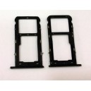 Suporte Cartão SIM + Micro SD Preto Compatível c/ Huawei Y6 Pro 2017 / P9 Lite Mini / Nova Lite 2017