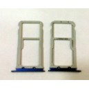 Suporte Cartão SIM + Micro SD Azul Compatível c/ Huawei Honor 9
