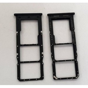 SIM Tray (Preto) compatível c/ Samsung Galaxy A04S SM-A047F