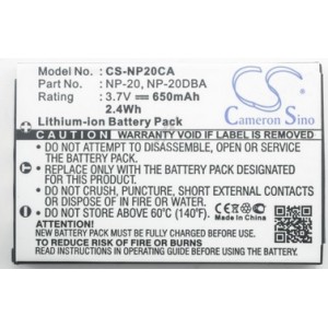 Bateria compatível c/ Casio NP-20