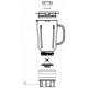 Base do Copo Liquidificador Ufesa BS4799
