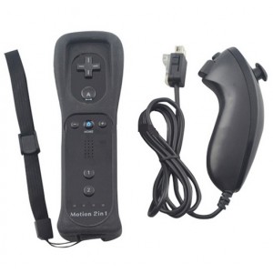Comando (Preto) compatível c/ Nintendo Wii 
