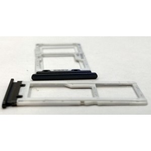 Suporte Cartão SIM + Micro SD Preto Compatível c/ Xiaomi Mi 9 Lite