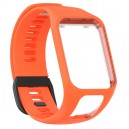 Bracelete compatível c/ TOMTOM Adventurer Cardio+Music (laranja)