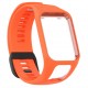 Bracelete compatível c/ TOMTOM Adventurer Cardio+Music (laranja)