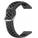 Bracelete Silicone Preta para