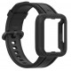 Bracelete silicone Preta compatível c/ Xiaomi Mi Watch 2 Lite