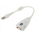 Sound Card externo compatível 5H V2 USB 7.1