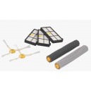  KIT DE ACESSORIOS FILTRO(3) + ESCOVAS(2) + ROLOS(2) COMPATÍVEL C/ ROOMBA SERIES 800 900