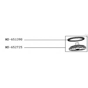 Suporte + Junta da Lâmina Liquidificador Moulinex MS-652725