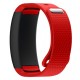 Bracelete Silicone Tamanho L Compativel c/ Samsung Gear Fit2 Pro (Vermelho)