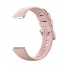 Bracelete Silicone Rosa Compativel c/ Huawei Band 7 / Honor Band 7