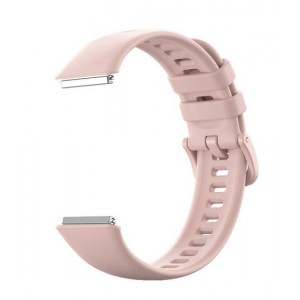 Bracelete Silicone Rosa Compativel c/ Huawei Band 7 / Honor Band 7