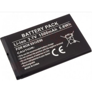 Bateria Compatível BP-4L para Nokia E61, E90, N97 - 1500mAh / 3.7V
