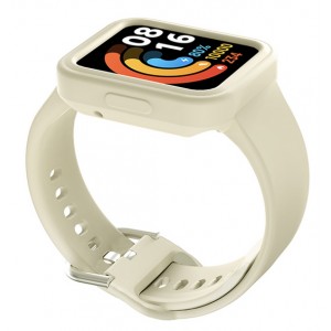 Bracelete (Silicone Creme) Compatível c/ Xiaomi Redmi Watch 2 / Watch 2 Lite 