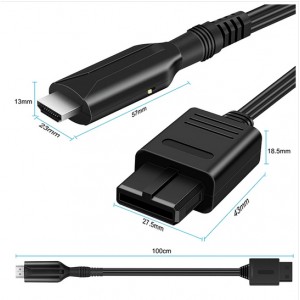 Cabo HDMI + N64 nitendo preto 