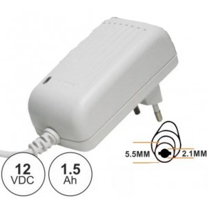 Alimentador Switching 12V 1.5A Branco PROK