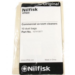 10 Unidades Saco Aspirador Nilfisk 107413077