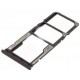 Suporte Dual SIM + MicroSD (Preto) compatível c/ Xiaomi Redmi 13C 4G, 23100RN82L 