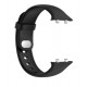 Bracelete Silicone Preta Compatível c/ OPPO Watch 46mm