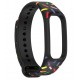Pulseira Preto + Detalhes Compatível c/  OPPO Band Sports