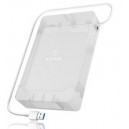 Caixa p/ Discos Rígidos Hdd 2.5''/ 3.5'' USB 3.1 Transparente