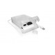 Caixa p/ Discos Rígidos Hdd 2.5''/ 3.5'' USB 3.1 Transparente