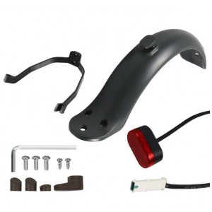 Para Lamas + Suporte + Luz Travões Compatível c/ Trotinete Xiaomi M365