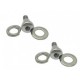 Kit 2 Parafusos Para Pneu Traseiro Xiaomi Scooter M365 / Essential / 1S/ Pro / Pro 2