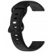 Bracelete Silicone Preta Compatível c/ Garmin Forerunner 245 20mm 