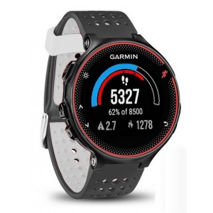 Bracelete Silicone Preta + Branco compatível c/ Garming Forerunner 235