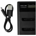 Carregador de 2 Baterias (Micro USB / Type C)