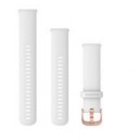 Bracelete Silicone Branca Garmin Venu SQ 20mm