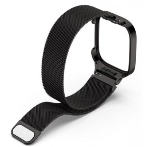bracelete preteo metálico compatível com Xiaomi Redmi Watch 3