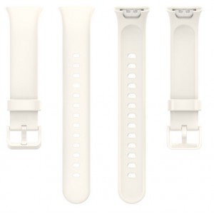 Bracelete Silicone Branca Compatível c/ Xiaomi Mi Band 7 Pro