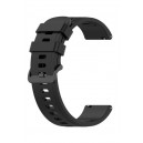 Bracelete Silicone Preto 22mm Compatível c/ Xiaomi MI Watch