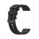 Bracelete Silicone Preto 22mm Compatível c/ Xiaomi MI Watch