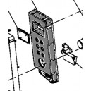 Painel de comandos Candy Microondas MIC 201 EX