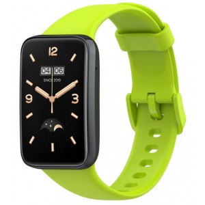 Bracelete Silicone Verde Limão Compatível c/ Xiaomi Band 7 Pro